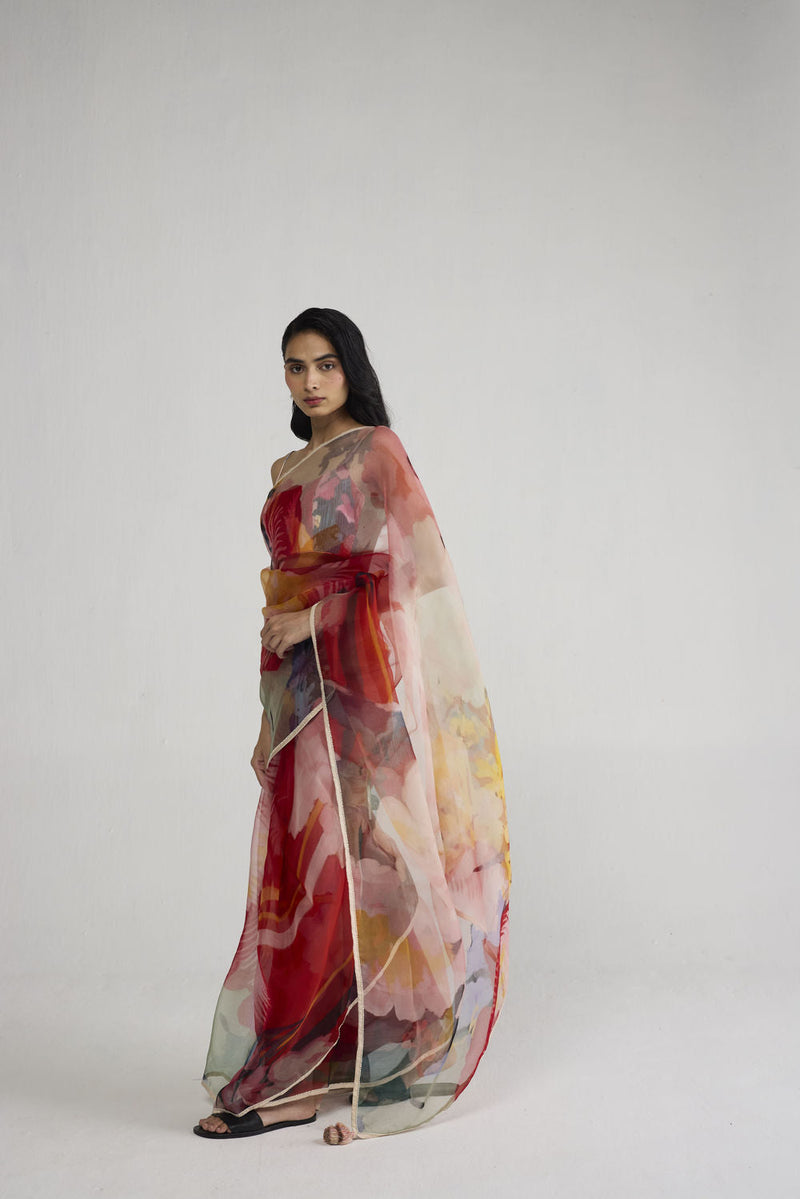 Obu Organza Saree saree by YAM-ORIENTAL GARDEN SEP'26 for women in Singapore