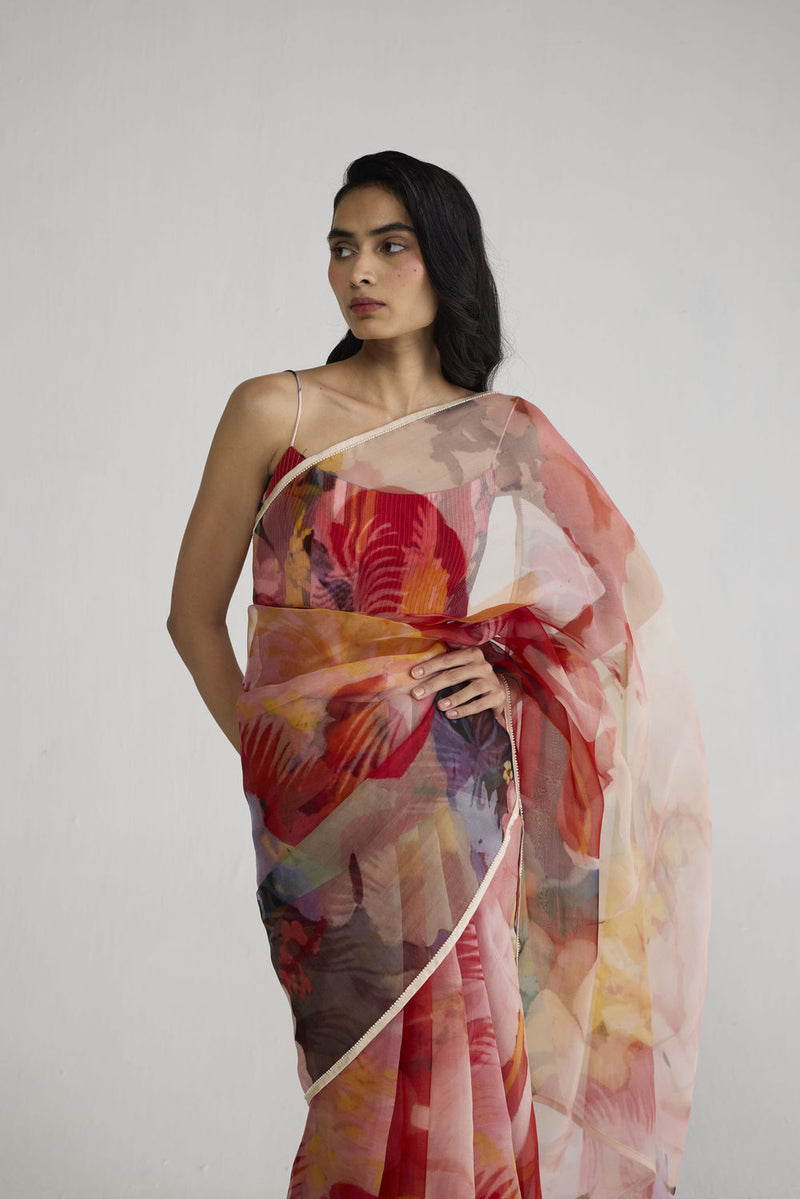 Obu Organza Saree saree by YAM-ORIENTAL GARDEN SEP'26 for women in Singapore