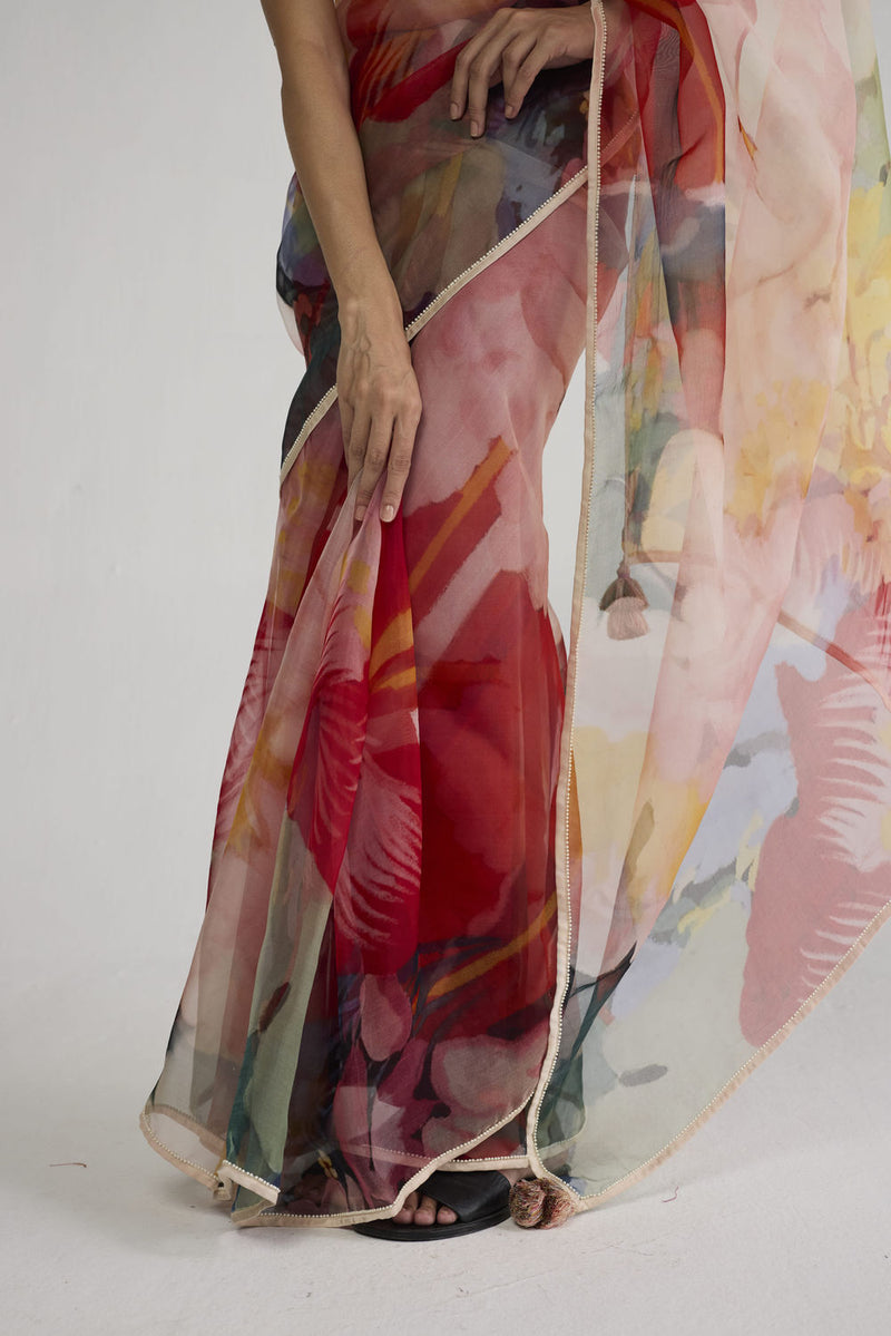 Obu Organza Saree saree by YAM-ORIENTAL GARDEN SEP'26 for women in Singapore