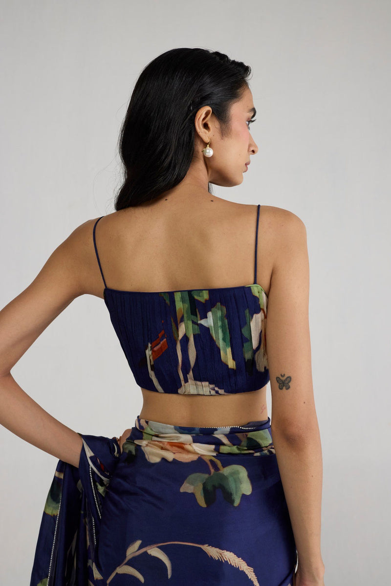 Fuji Crepe Ruched Blouse blouse by YAM-ORIENTAL GARDEN SEP'26 for women in Singapore