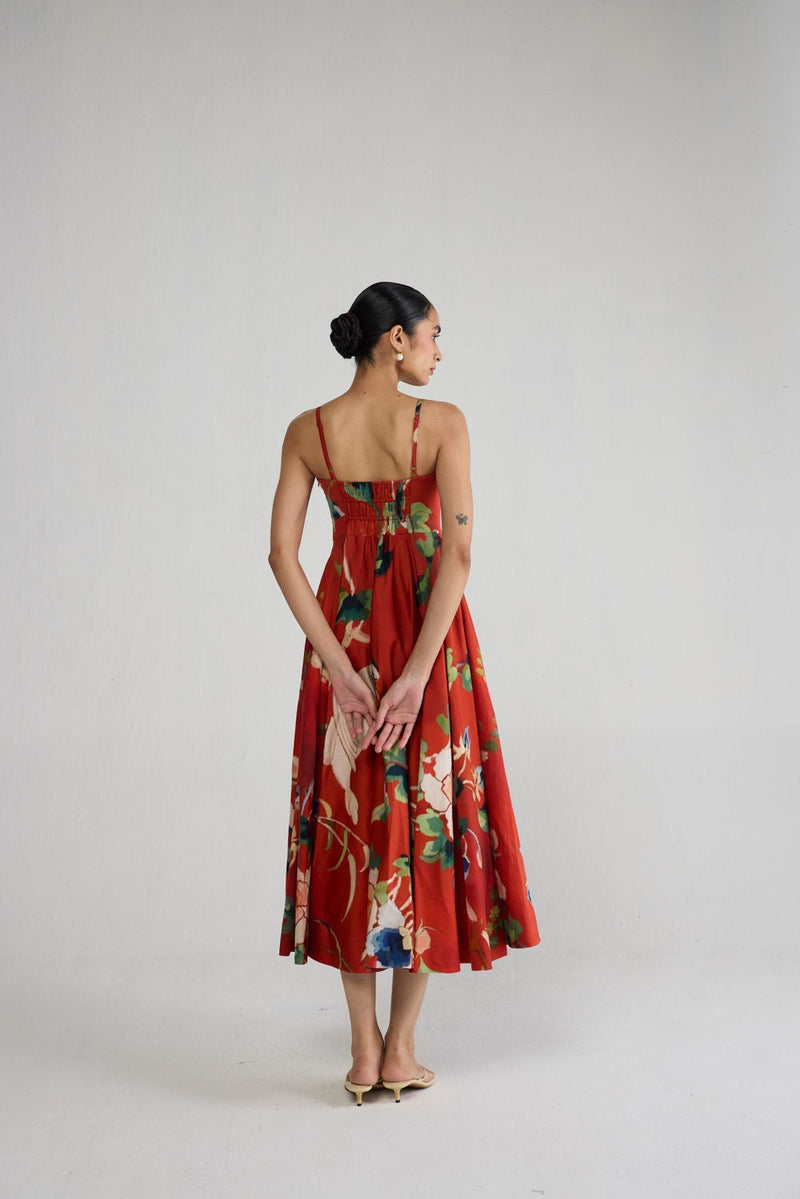 Bara Flared Bralette Dress dress by YAM-ORIENTAL GARDEN SEP'26 for women in Singapore