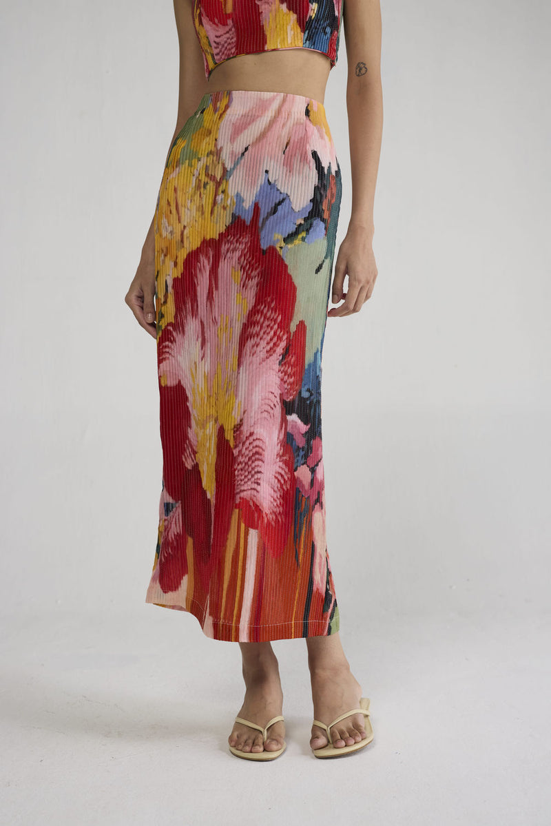 Obu Pintucks Blouse & Pintucks Skirt co-ord set by YAM-ORIENTAL GARDEN SEP'26 for women in Singapore