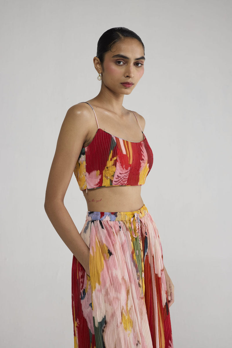 Obu Pintucks Flared Pants pant/trouser by YAM-ORIENTAL GARDEN SEP'26 for women in Singapore