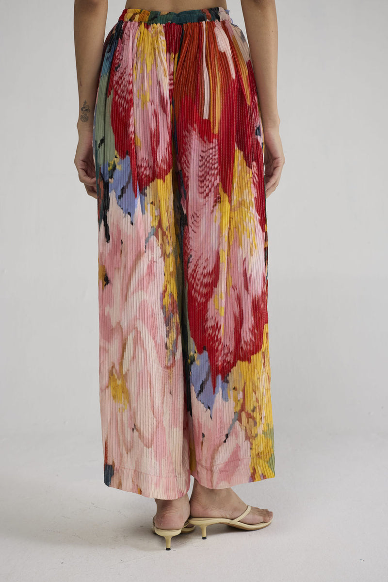 Obu Pintucks Flared Pants pant/trouser by YAM-ORIENTAL GARDEN SEP'26 for women in Singapore