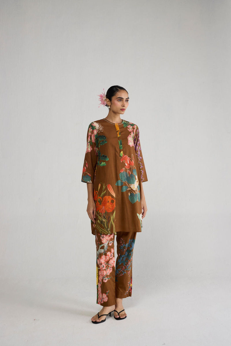 Emi Short Kurta Set co-ord set by YAM-ORIENTAL GARDEN SEP'26 for women in Singapore