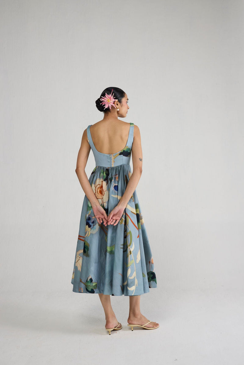 Assagao Embroidered Dress dress by YAM-ORIENTAL GARDEN SEP'26 for women in Singapore
