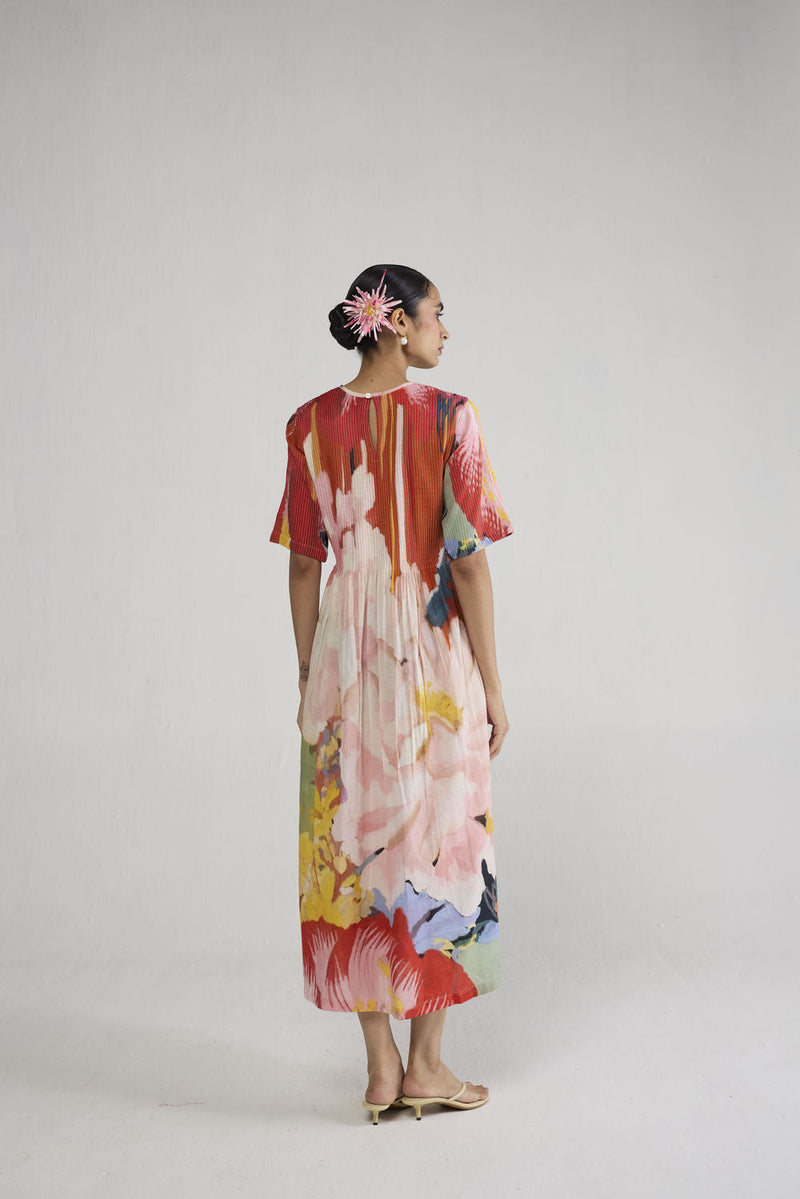 Obu Pintucks Dress dress by YAM-ORIENTAL GARDEN SEP'26 for women in Singapore