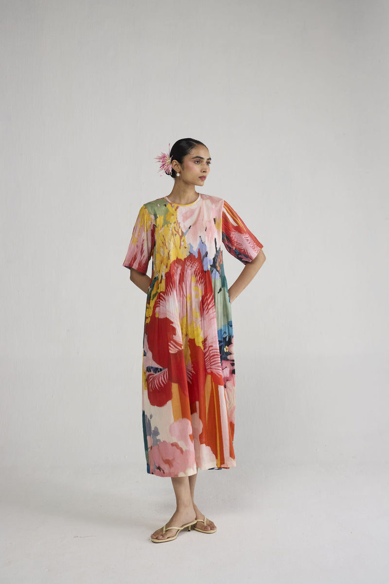 Obu Pintucks Dress dress by YAM-ORIENTAL GARDEN SEP'26 for women in Singapore