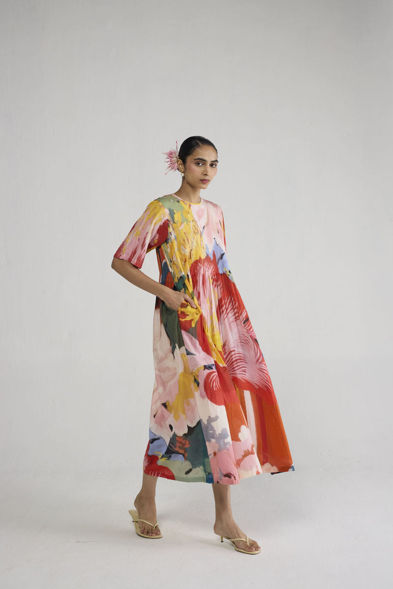 Obu Pintucks Dress dress by YAM-ORIENTAL GARDEN SEP'26 for women in Singapore