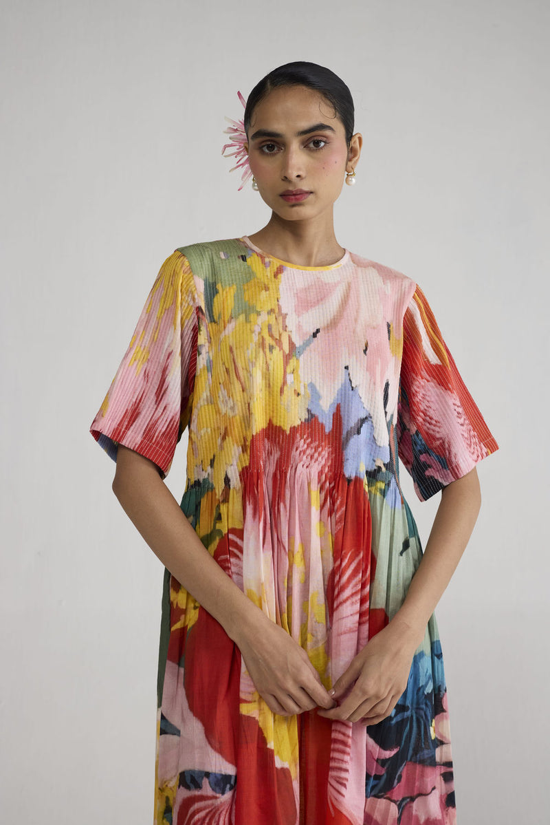 Obu Pintucks Dress dress by YAM-ORIENTAL GARDEN SEP'26 for women in Singapore