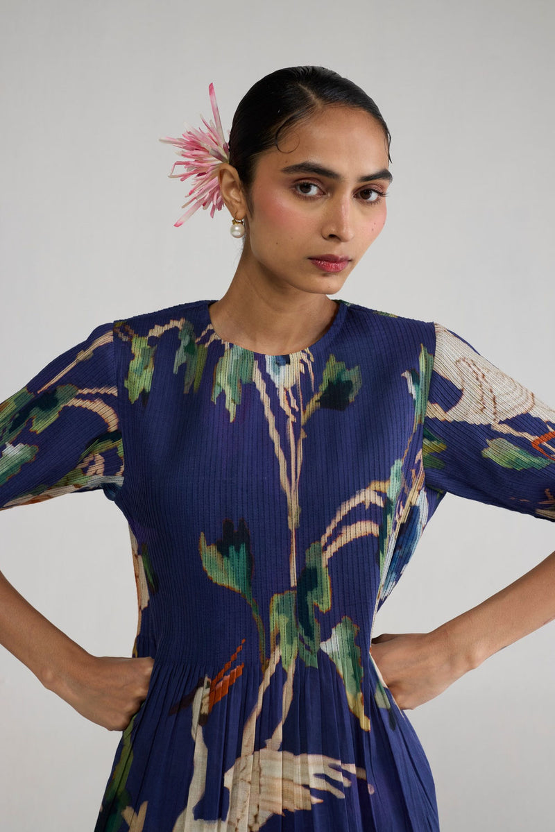 Fuji Pintucks Dress dress by YAM-ORIENTAL GARDEN SEP'26 for women in Singapore