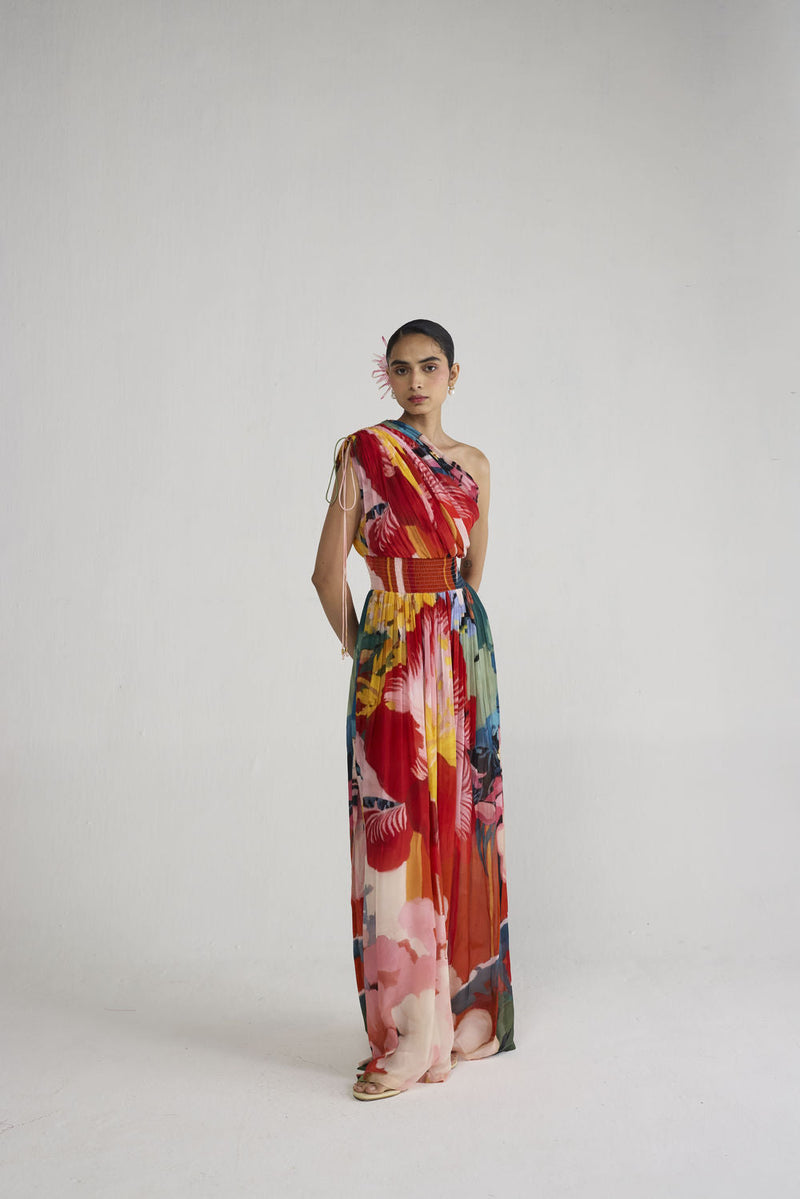 Obu One Shoulder Dress dress by YAM-ORIENTAL GARDEN SEP'26 for women in Singapore