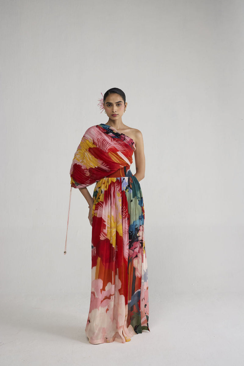 Obu One Shoulder Dress dress by YAM-ORIENTAL GARDEN SEP'26 for women in Singapore