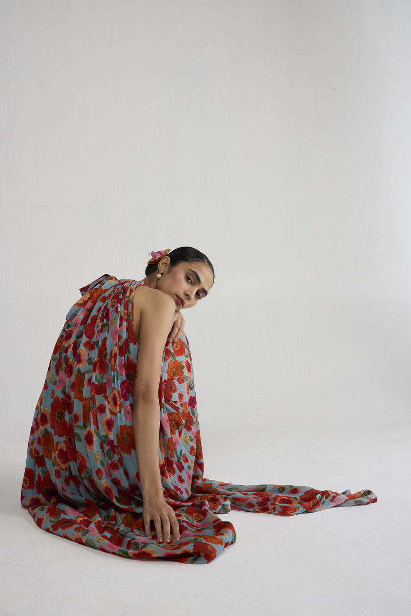Haruka Halterneck Dress dress by YAM-ORIENTAL GARDEN SEP'26 for women in Singapore