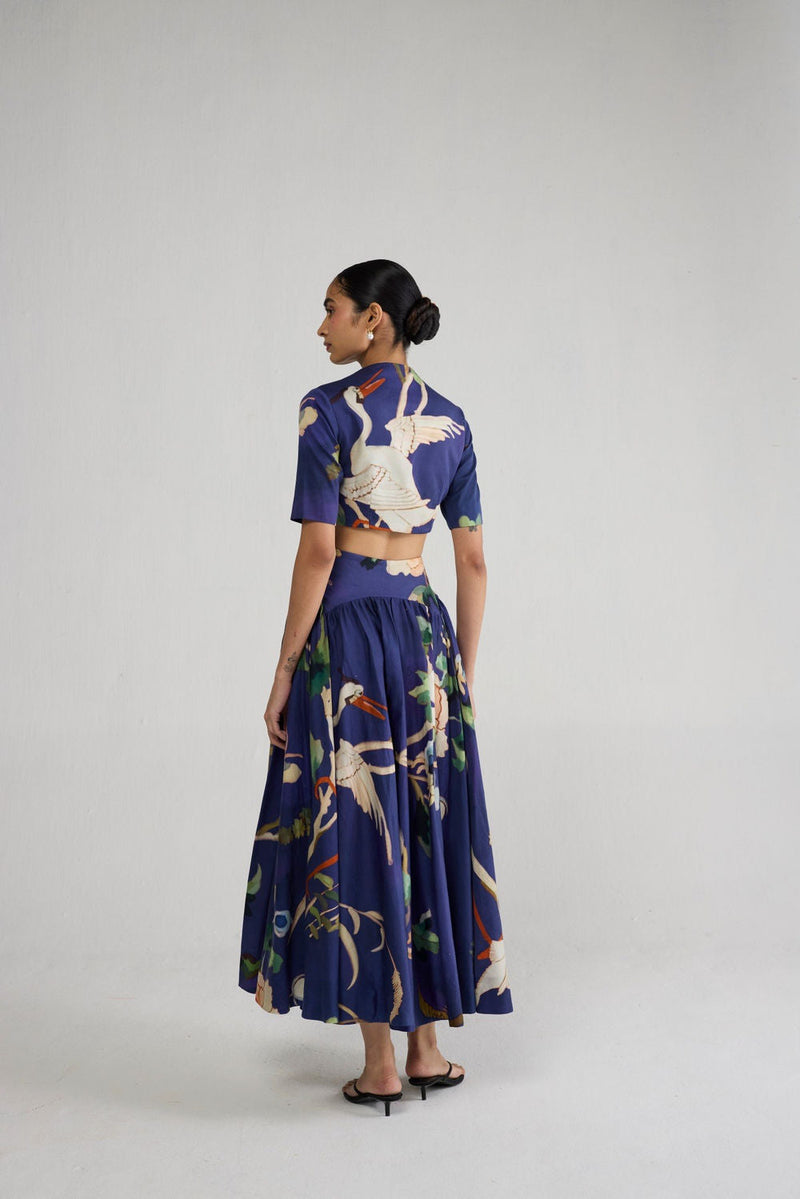 Fuji Blouse & Skirt Set co-ord set by YAM-ORIENTAL GARDEN SEP'26 for women in Singapore