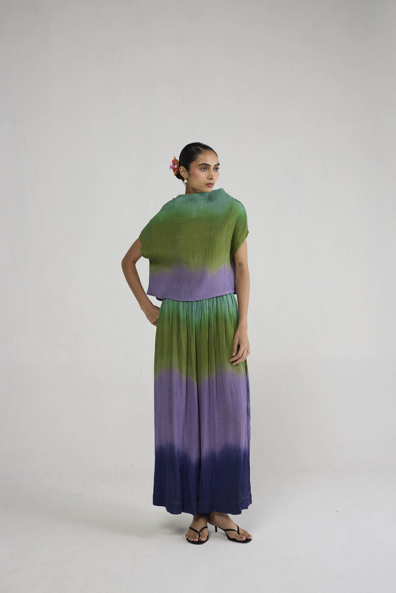 Hana Pitucks Flared Pants pant/trouser by YAM-ORIENTAL GARDEN SEP'26 for women in Singapore