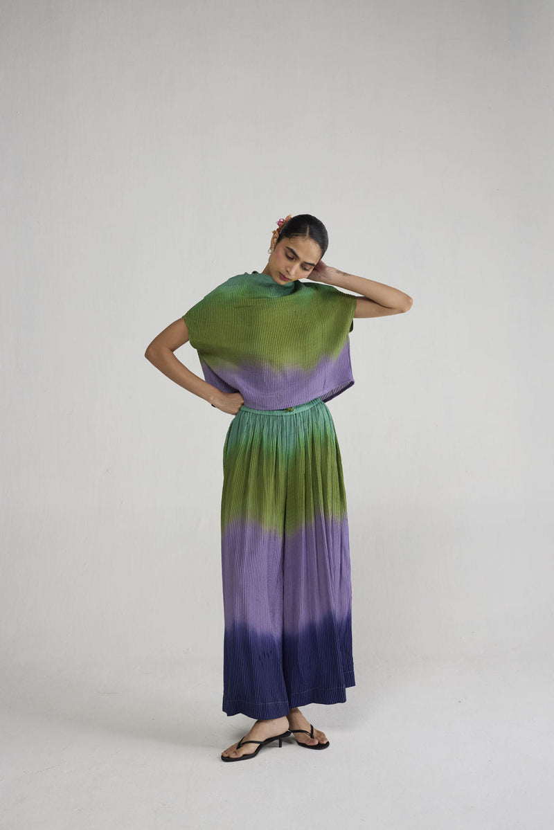Hana Pitucks Flared Pants pant/trouser by YAM-ORIENTAL GARDEN SEP'26 for women in Singapore