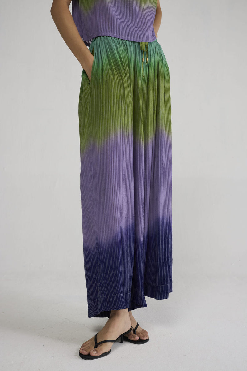 Hana Pitucks Flared Pants pant/trouser by YAM-ORIENTAL GARDEN SEP'26 for women in Singapore