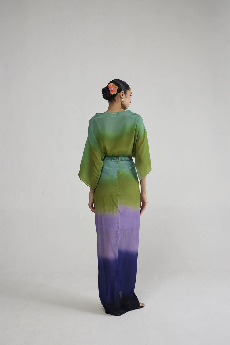 Hana Knotted Skirt & Top co-ord set by YAM-ORIENTAL GARDEN SEP'26 for women in Singapore