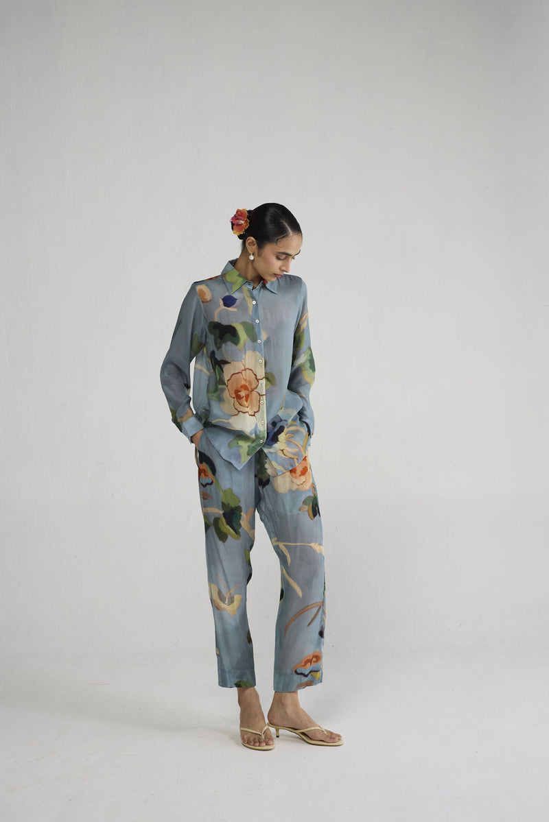 Asagao Crepe Co-ord Set co-ord set by YAM-ORIENTAL GARDEN SEP'26 for women in Singapore