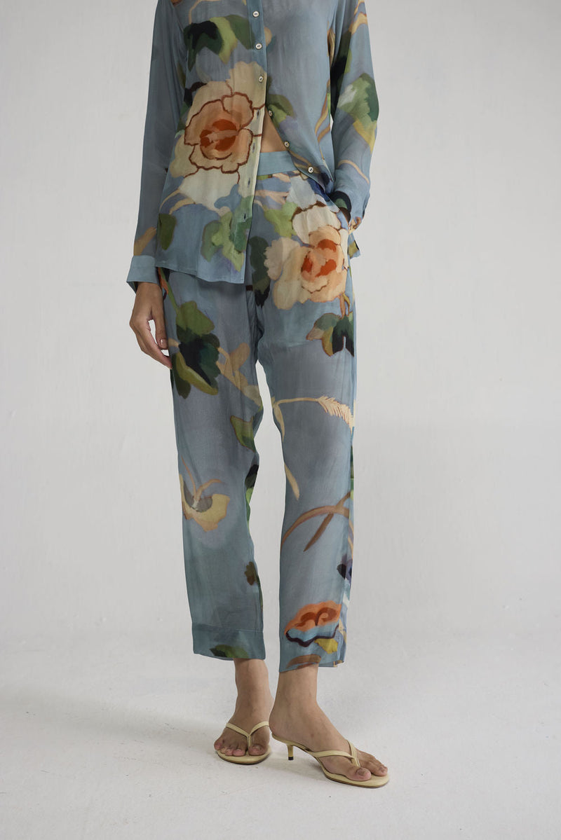 Asagao Crepe Co-ord Set co-ord set by YAM-ORIENTAL GARDEN SEP'26 for women in Singapore