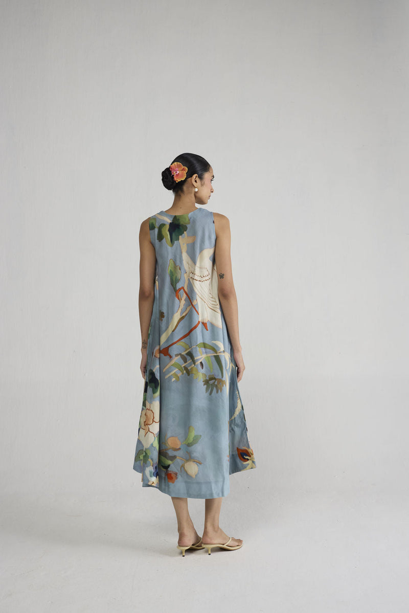 Asagao V - Neck Dress dress by YAM-ORIENTAL GARDEN SEP'26 for women in Singapore