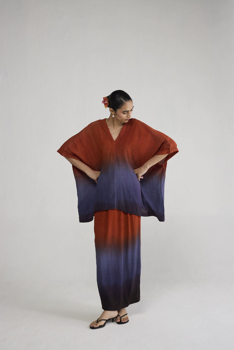 Ume Pintucks Waterfall Top top/shirt by YAM-ORIENTAL GARDEN SEP'26 for women in Singapore