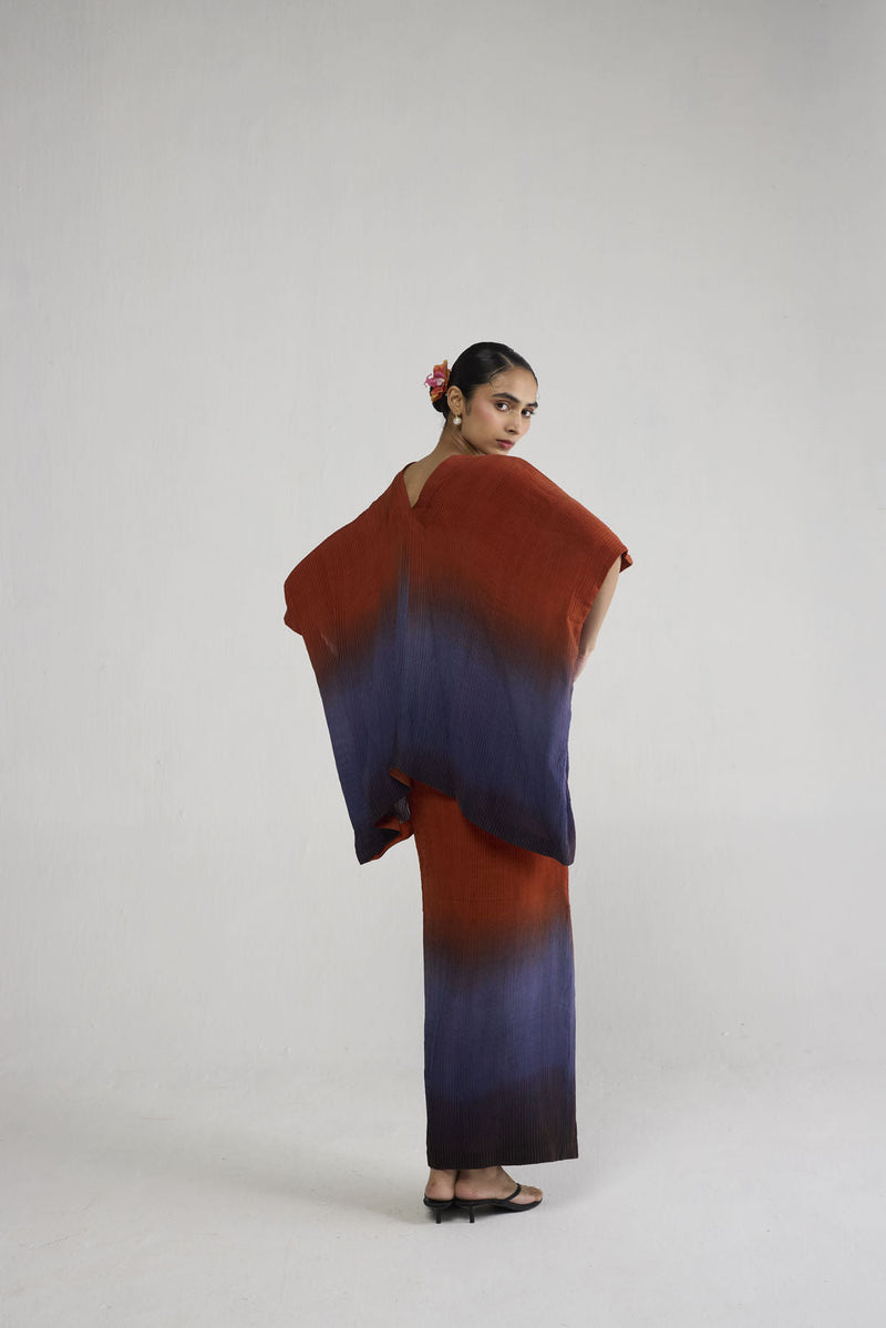 Ume Pintucks Waterfall Top top/shirt by YAM-ORIENTAL GARDEN SEP'26 for women in Singapore