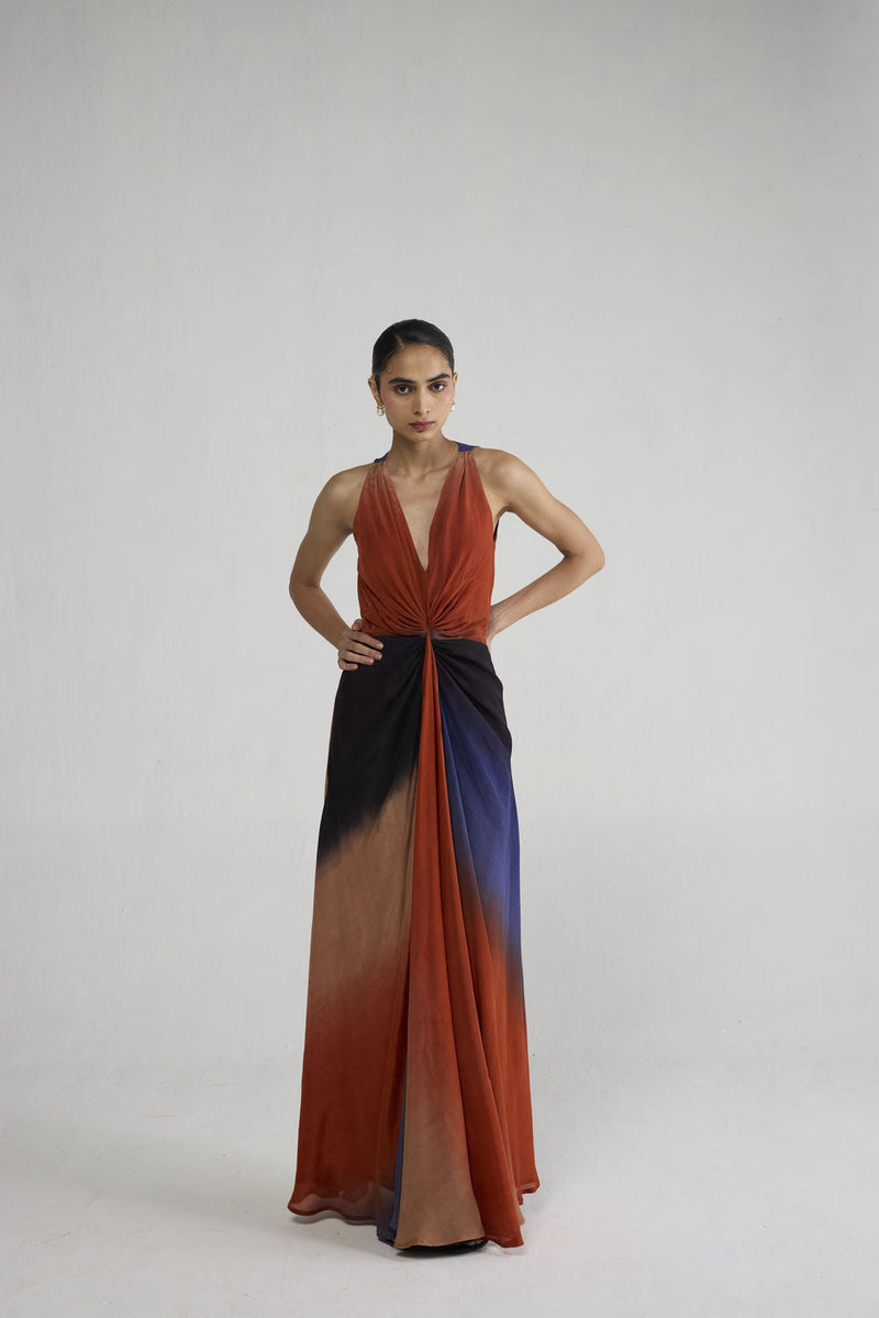 Ume Front Knot Dress dress by YAM-ORIENTAL GARDEN SEP'26 for women in Singapore