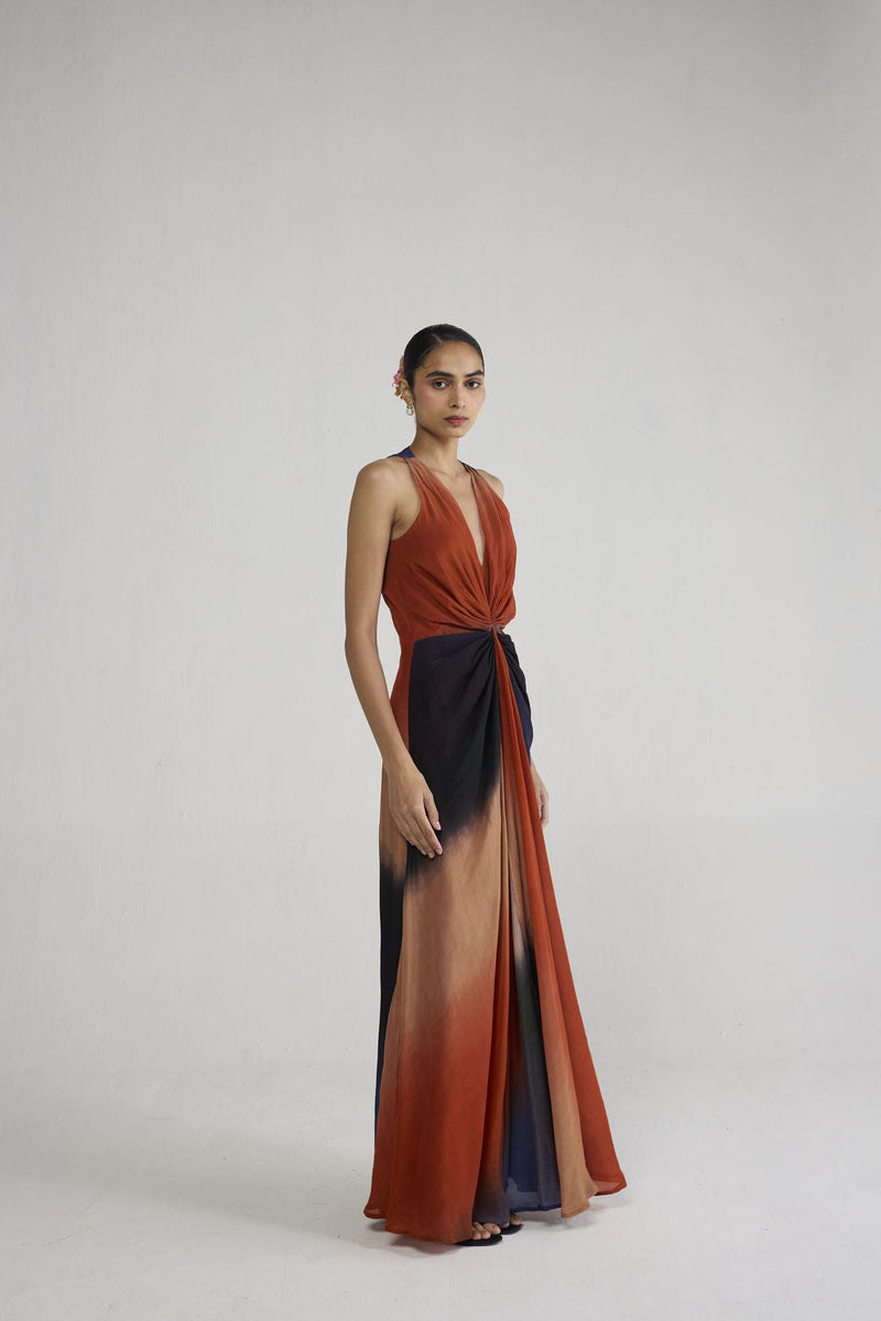 Ume Front Knot Dress dress by YAM-ORIENTAL GARDEN SEP'26 for women in Singapore