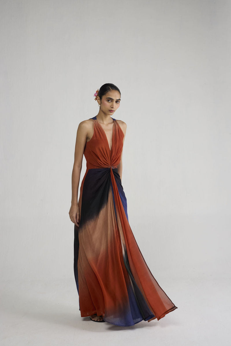Ume Front Knot Dress dress by YAM-ORIENTAL GARDEN SEP'26 for women in Singapore