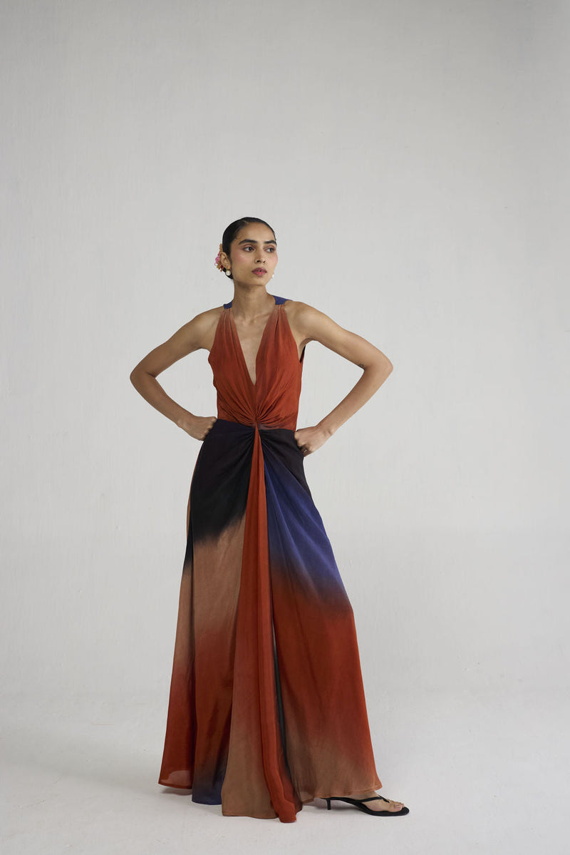 Ume Front Knot Dress dress by YAM-ORIENTAL GARDEN SEP'26 for women in Singapore