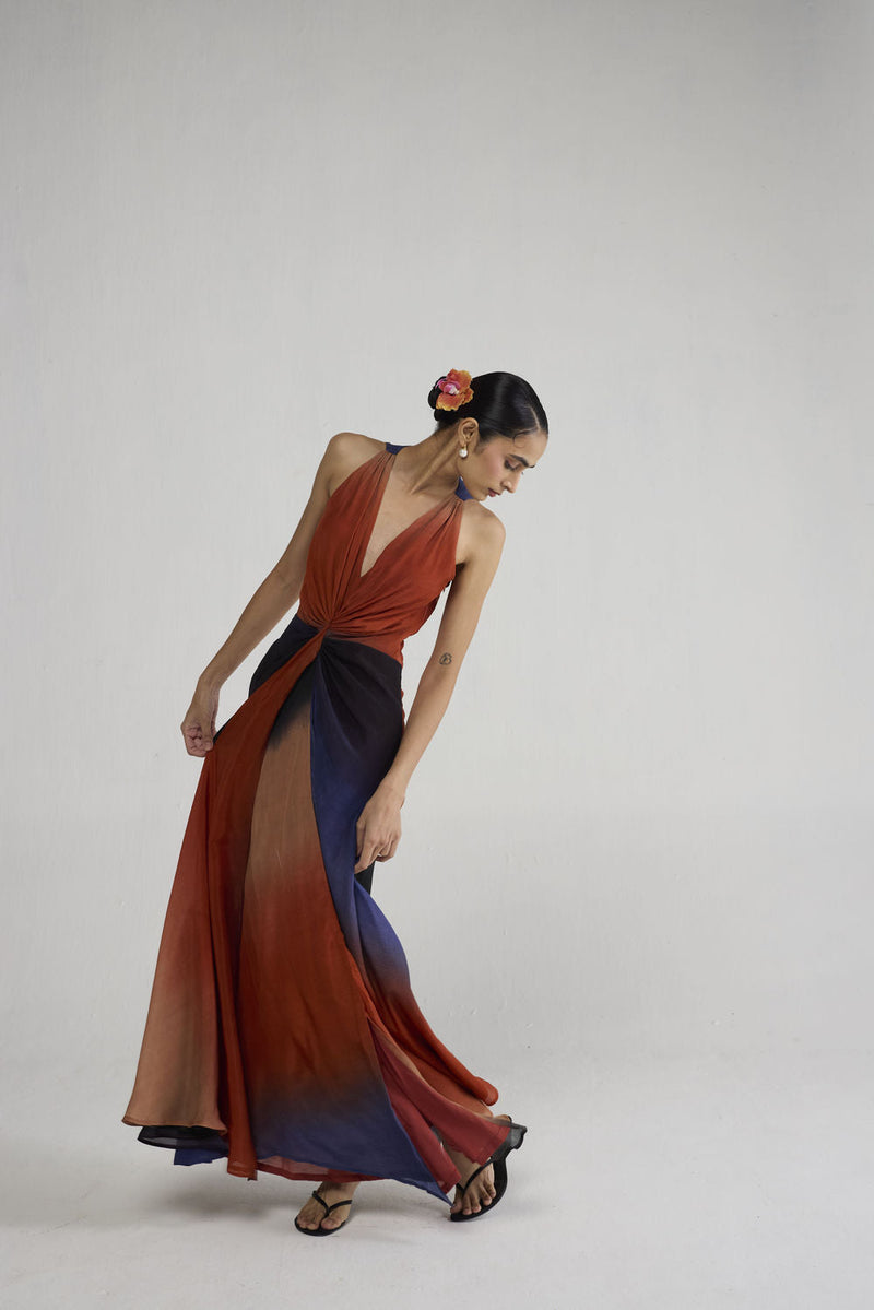 Ume Front Knot Dress dress by YAM-ORIENTAL GARDEN SEP'26 for women in Singapore