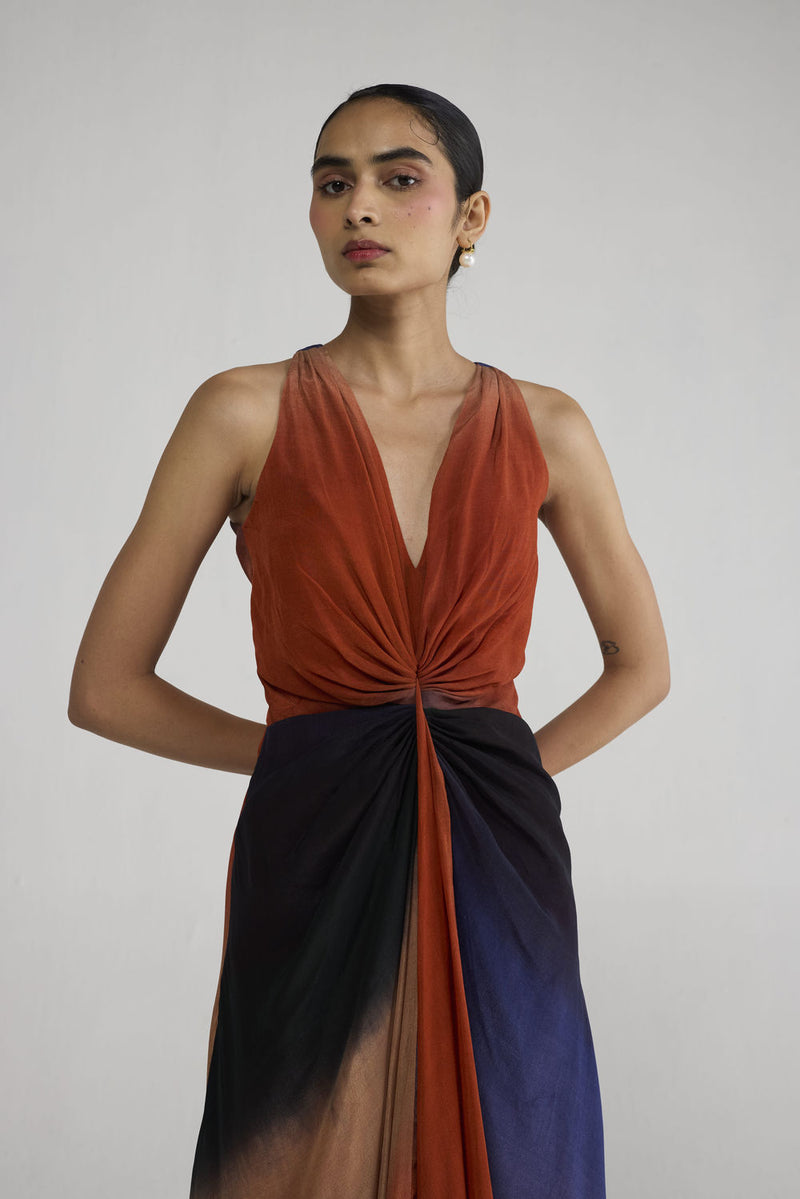Ume Front Knot Dress dress by YAM-ORIENTAL GARDEN SEP'26 for women in Singapore