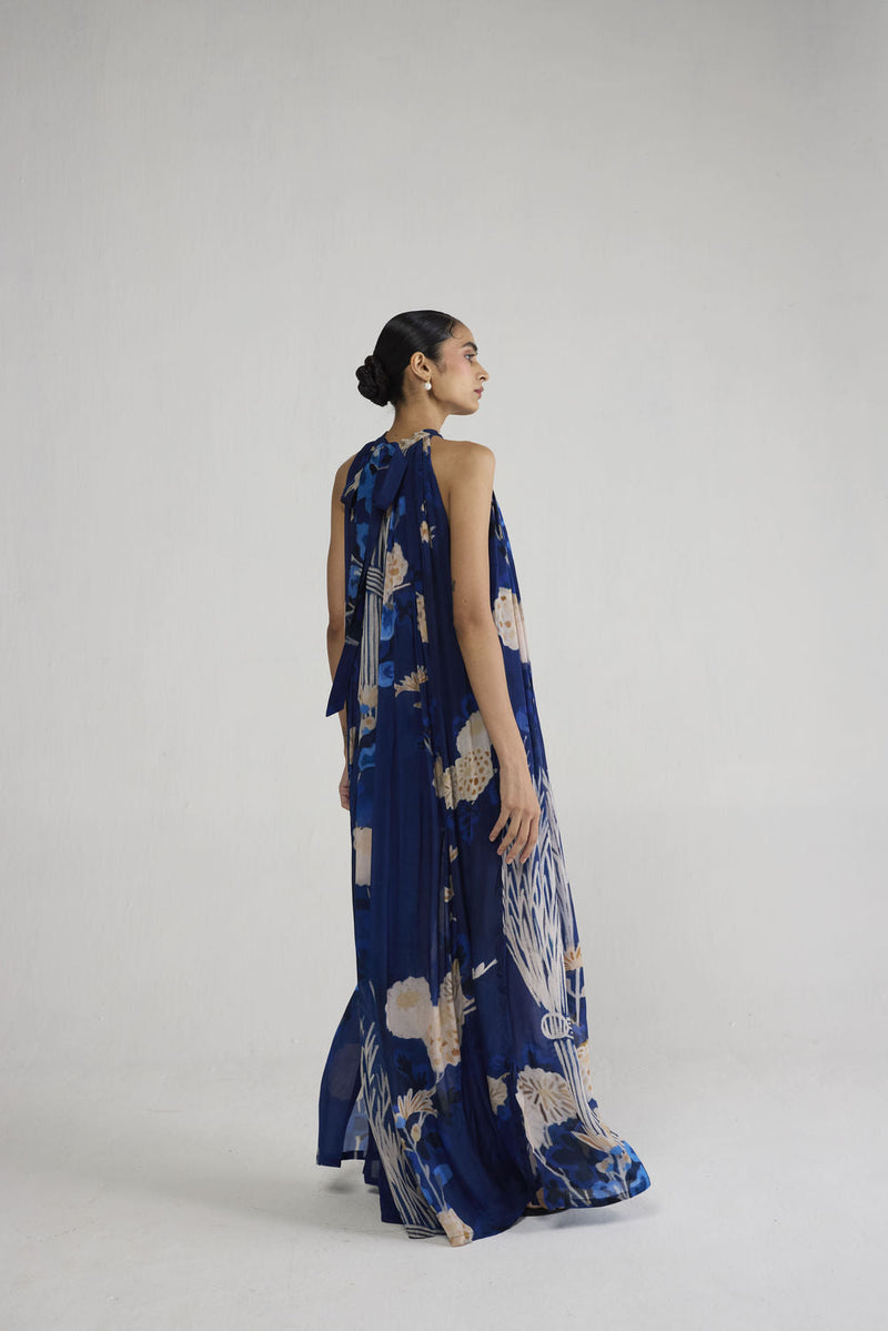Ren Halterneck Crepe Dress dress by YAM-ORIENTAL GARDEN SEP'26 for women in Singapore