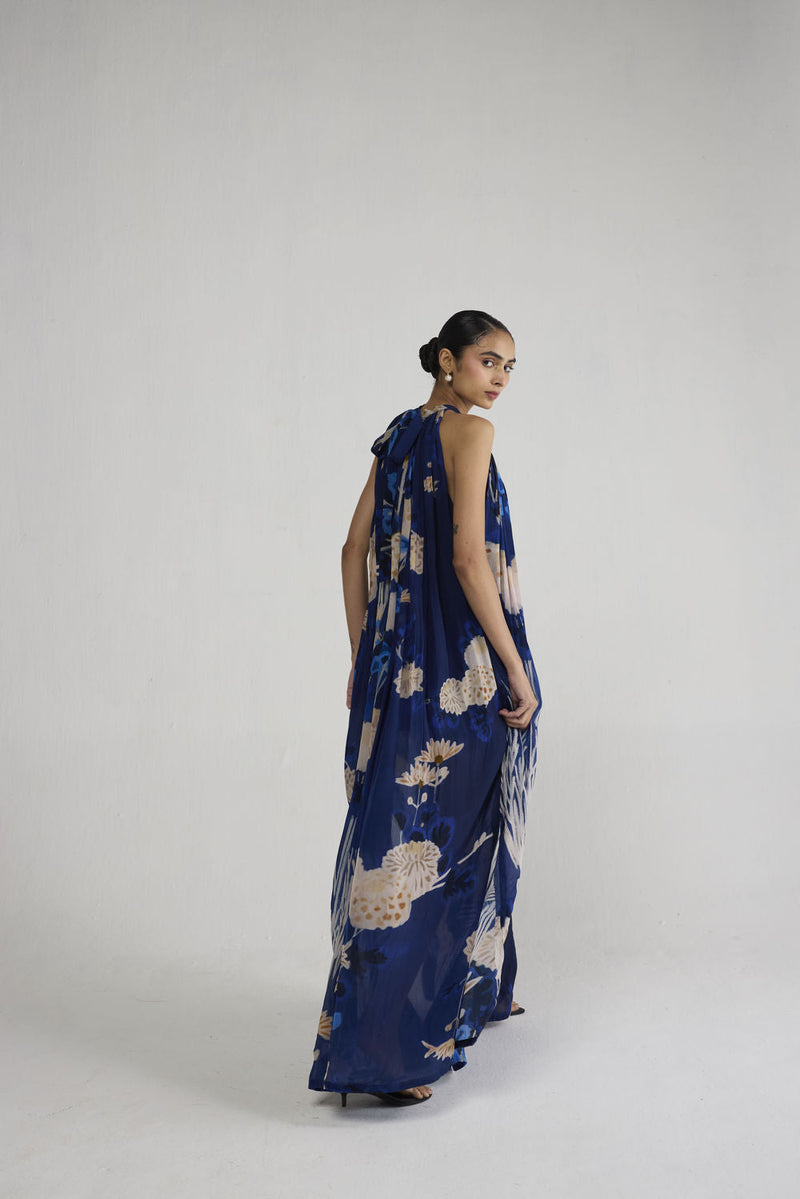 Ren Halterneck Crepe Dress dress by YAM-ORIENTAL GARDEN SEP'26 for women in Singapore