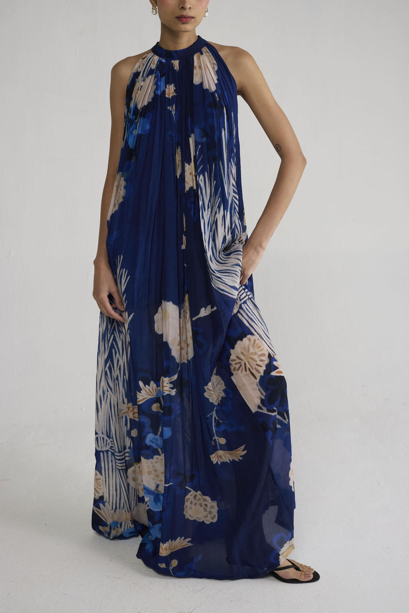 Ren Halterneck Crepe Dress dress by YAM-ORIENTAL GARDEN SEP'26 for women in Singapore
