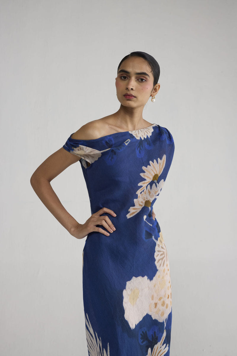 Ren Linen Dress dress by YAM-ORIENTAL GARDEN SEP'26 for women in Singapore