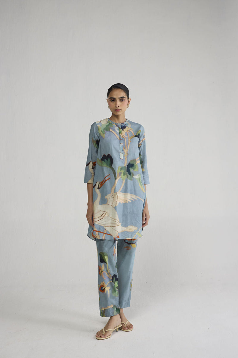 Asagao Short Kurta Set co-ord set by YAM-ORIENTAL GARDEN SEP'26 for women in Singapore