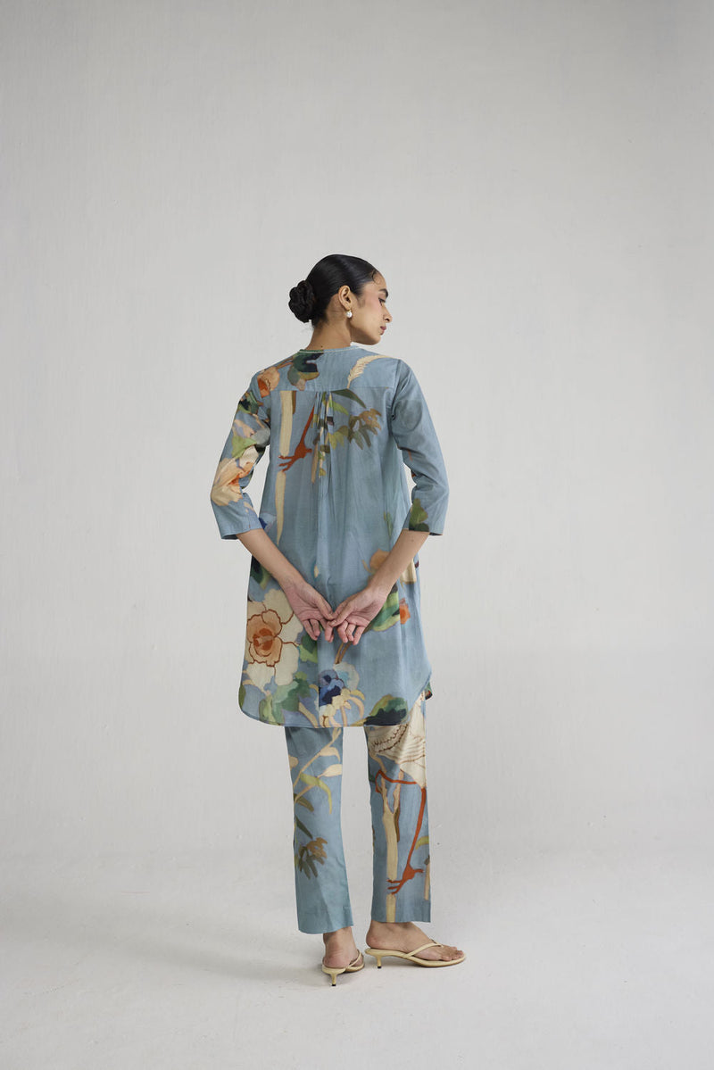 Asagao Short Kurta Set co-ord set by YAM-ORIENTAL GARDEN SEP'26 for women in Singapore