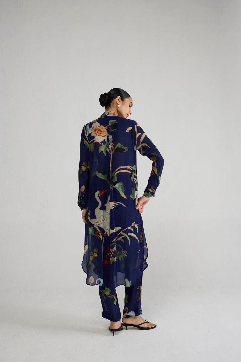 Fuji Wrap Kurta Set co-ord set by YAM-ORIENTAL GARDEN SEP'26 for women in Singapore