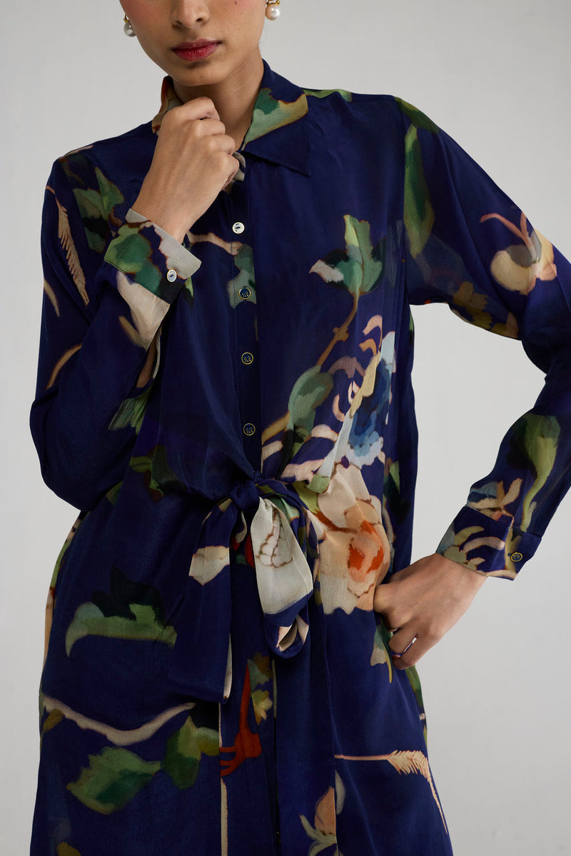 Fuji Wrap Kurta Set co-ord set by YAM-ORIENTAL GARDEN SEP'26 for women in Singapore