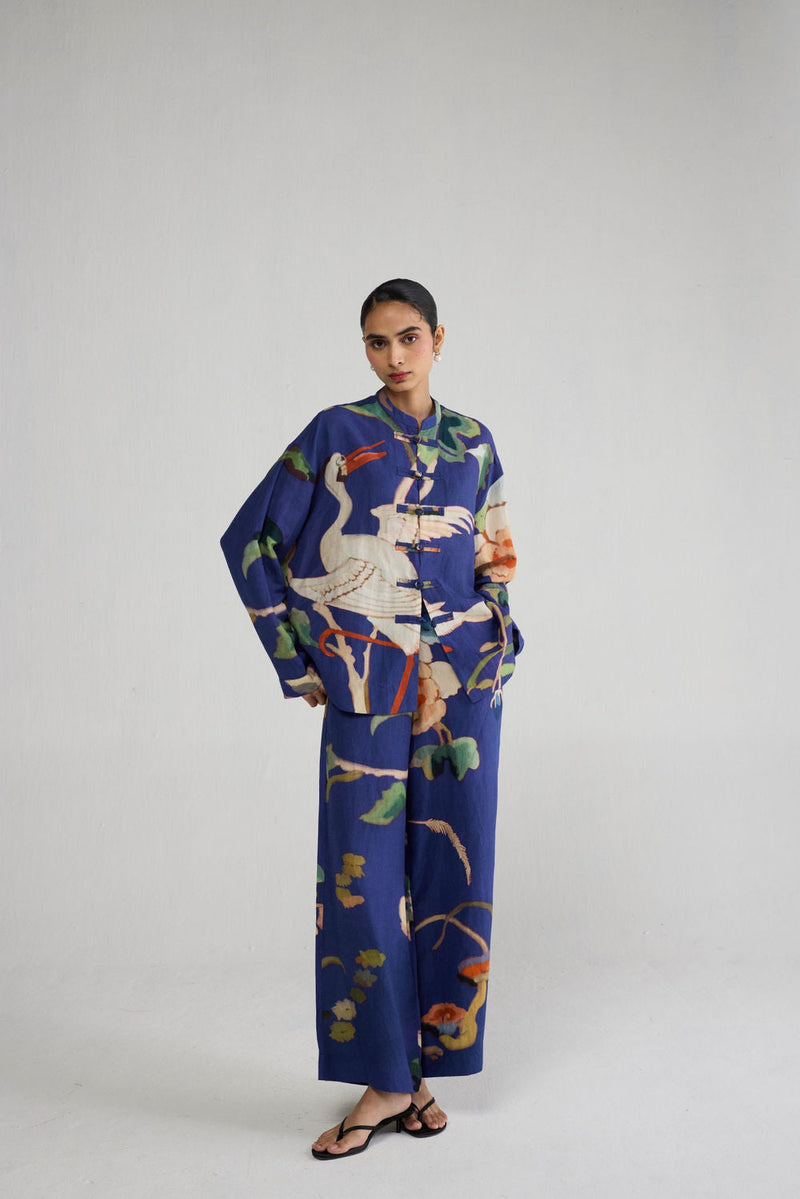 Fuji Linen Co-ord Set co-ord set by YAM-ORIENTAL GARDEN SEP'26 for women in Singapore