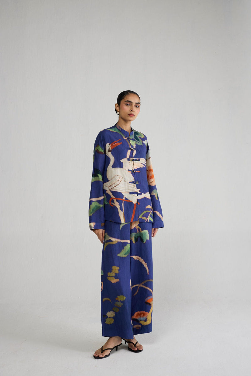 Fuji Linen Co-ord Set co-ord set by YAM-ORIENTAL GARDEN SEP'26 for women in Singapore