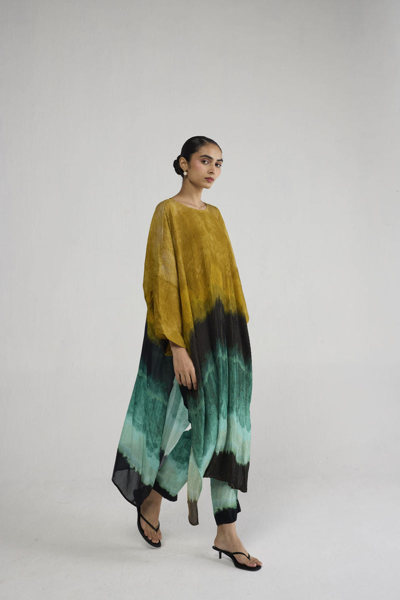 Uri Pintucks Kaftan Kurta Set co-ord set by YAM-ORIENTAL GARDEN SEP'26 for women in Singapore