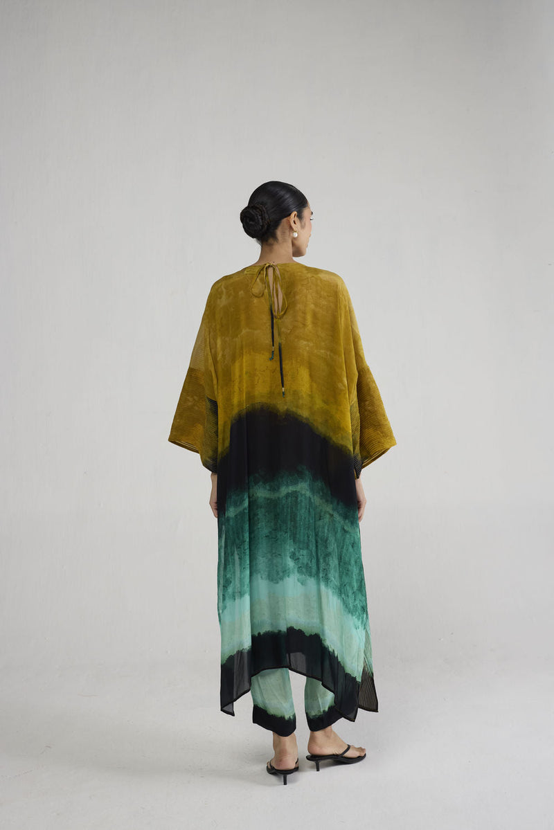 Uri Pintucks Kaftan Kurta Set co-ord set by YAM-ORIENTAL GARDEN SEP'26 for women in Singapore