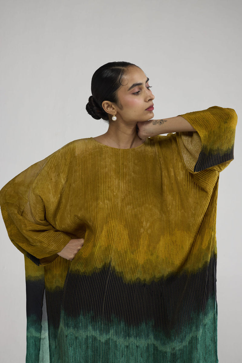 Uri Pintucks Kaftan Kurta Set co-ord set by YAM-ORIENTAL GARDEN SEP'26 for women in Singapore