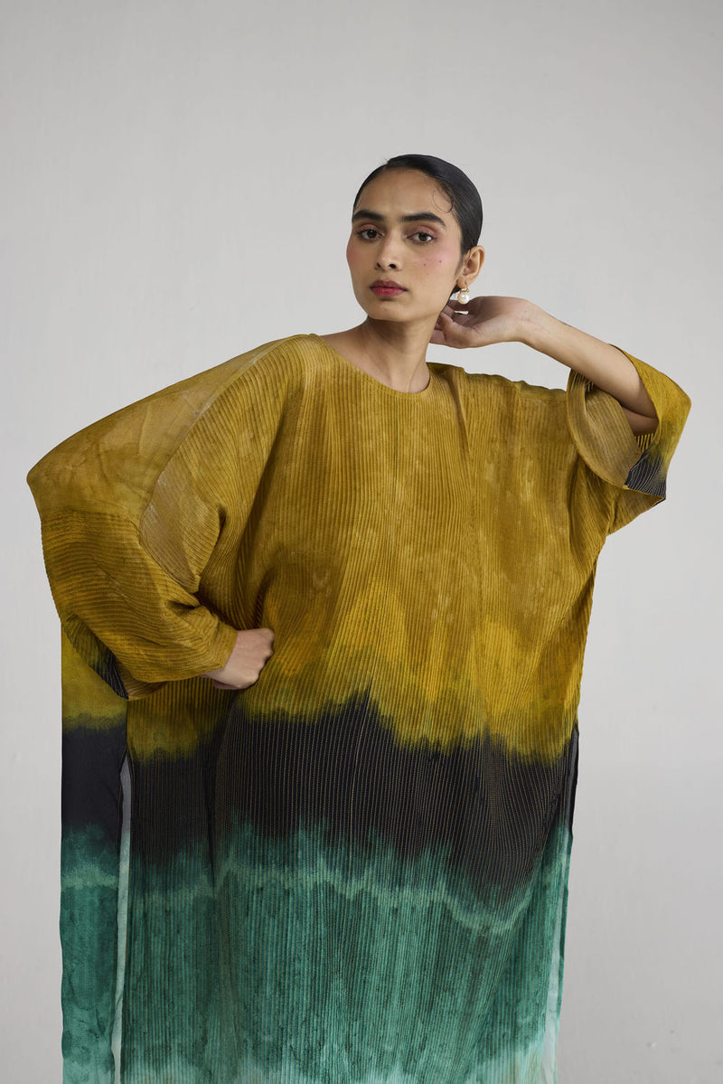 Uri Pintucks Kaftan Kurta Set co-ord set by YAM-ORIENTAL GARDEN SEP'26 for women in Singapore