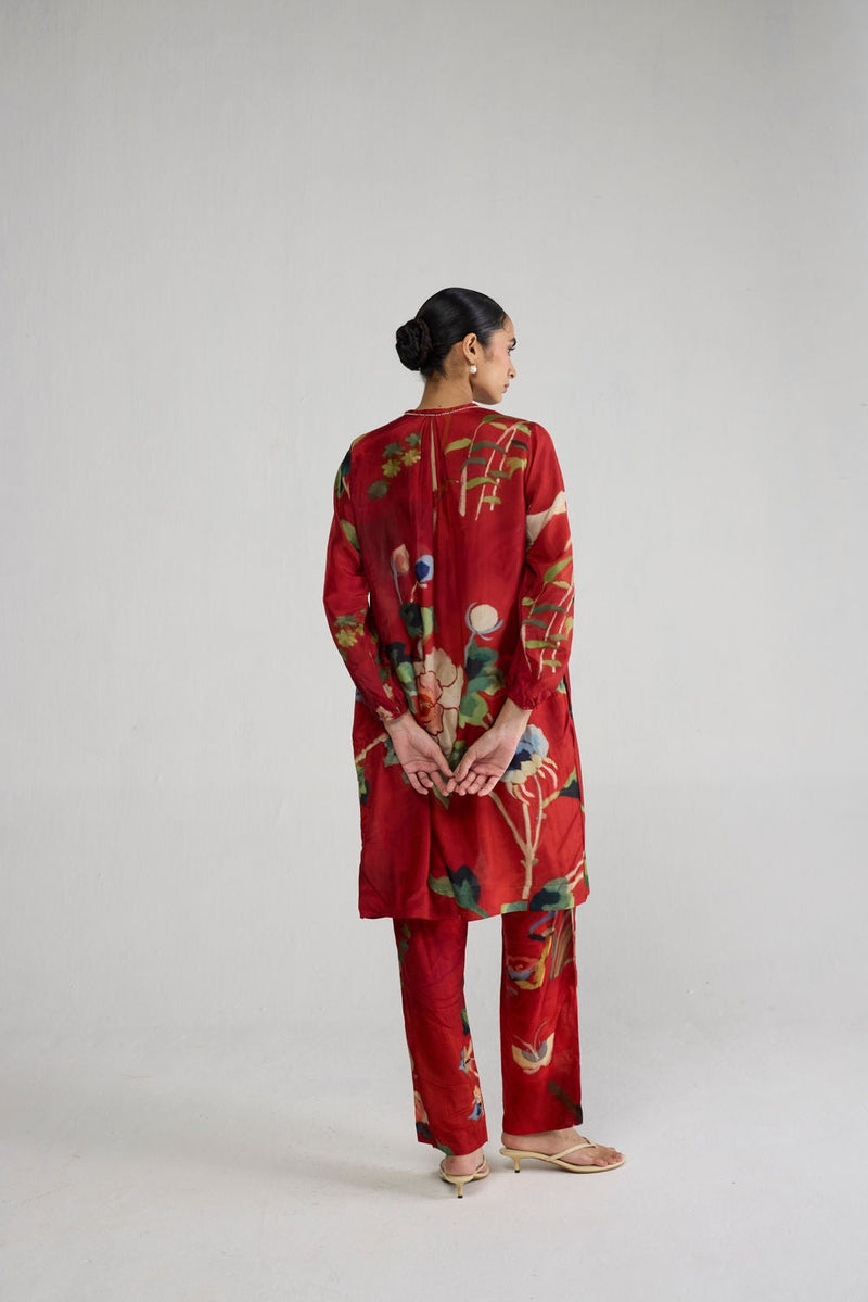 Bara Silk Kurta Set co-ord set by YAM-ORIENTAL GARDEN SEP'26 for women in Singapore