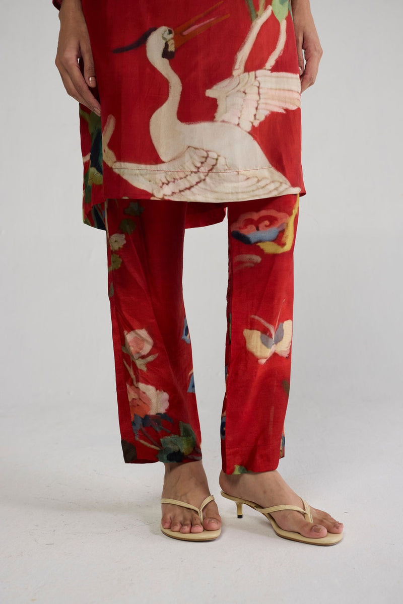 Bara Silk Kurta Set co-ord set by YAM-ORIENTAL GARDEN SEP'26 for women in Singapore